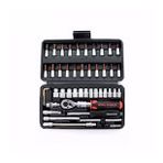 Worldforce 11503 46 Parça S-Ultra 1/4 Uzatmalı Cırcır Lokma Takımı