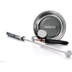 Worldforce 115MM Manyetik Paslanmaz Tepsi ve 30MM Katlanır Muayene Aynası ve Kalem Tip Mıknatıs Çubuk Seti