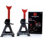 Worldforce 3 Ton 4 Ayaklı Kriko Standı Araba Araç Sehpası 2 Adet Yüksek Kaldırma 285 x 425 mm