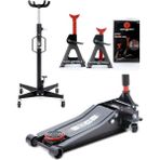 Worldforce 3 Ton Kriko ve 500 kg Ton Şanzıman Kriko ve 2 Ton Sehpa Set