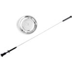 Worldforce 6" 150MM Manyetik Paslanmaz Alet Tutucu Tepsi ve Teleskopik Spiral Kancalı Alet Tutucu Mıknatıs Tornavida LED Işıklı Set