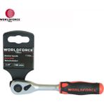 Worldforce 72 Diş Cırcır Kolu 1/4'' - Gümüş