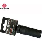 Worldforce Darbeli Lokma 19MM Uzun 6 Köşe 1/2'' Cr-Mo - Siyah