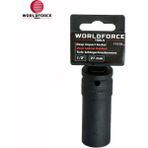 Worldforce Darbeli Lokma 21MM Uzun 6 Köşe 1/2'' Cr-Mo - SİAYH - Siyah
