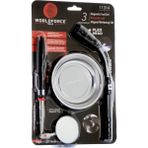 Worldforce LED Lamba ve 54MM Muayene Aynası ve 108MM Paslanmaz Alet Tutucu Manyetik Tepsi Seti