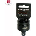 Worldforce Lokma Adaptörü Darbeli 3/4''(F) x 1/2''(M) Crmo 3/4" Girişli 1/2" Çıkışlı - 34 - Siyah