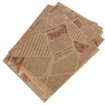 Worldly Gıda maddeleri için 28 x 38 cm mumlu kağıt, 100 yaprak peynir kağıdı, yağlı kağıt, parşömen kağıdı, hamburger, pizza, sandviç, ekmek, et için yapışmaz tereyağı kağıdı