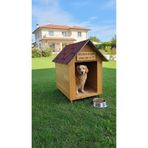 worldofwood Köpekler Için Doğal Ahşap Kulübe Dış Mekan Köpek Evi