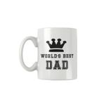 Worlds Best Dad Babalar Günü Doğum Günü Baba Hediye Baskılı Kupa Bardak, QBM1273
