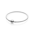 Worldshop Charm Uyumlu Bangle Bilezik, Ahşap Kutu Içerisinde