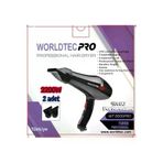 Worldtec 2200 W Turbo Profesyonel Kuaför Fön & Saç Kurutma Makinesi siyah