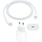 Worldway Iphone 11 14 Pro Uyumlu Iphone Hızlı Şarj Aleti Lightning 20W Şarz Cihazı Kablo ve Adaptörü - Beyaz