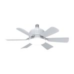 Worryfree Led Fan Sessiz Fan Uzaktan Kumandalı Tavan Vantilatörü Beyaz Işık Gövdesi