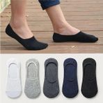 Worthy Socks 5'li Erkek Görünmez Çorap Seti 5 Çift - Çok Renkli - 40 - 44