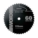 Worx WA5047 115x9.5 mm Alüminyum, Pvc, Sac Kesme, Daire Testere Bıçağı