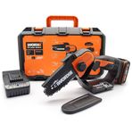 Worx WG324E 20Volt 2.0Ah Li-Ion 12 cm Profesyonel Şarjlı Zincirli Testere