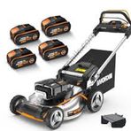 Worx WG761E 80 Volt 4.0 Ah Li-Ion 51 cm Kömürsüz Şarjlı Çim Biçme Makinesi