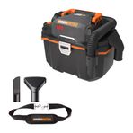 WORX WX031.9 20Volt 200W/16Kpa Li-ion Kömürsüz Flexi Esnek Hortumlu Profesyonel Şarjlı Islak/Kuru Süpürge & Üfleme (Akü Dahil Değildir)
