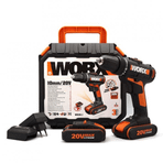 Worx WX101.1 20 V 1.5 Ah Li-İon Çift Akülü Profesyonel Şarjlı Matkap