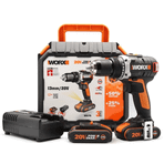 Worx WX175 20 V 2.0 Ah Li-İon Çift Akülü Kömürsüz Profesyonel Şarjlı Matkap