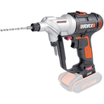 Worx WX176.9 20 V Akü Dahil Değildir 16 Parça Uç Döner Kafa ve Çift Mandrenli Profesyonel Şarjlı Matkap