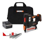 Worx WX842 20 Volt 2.0 Ah Li-Ion 15-50 mm Profesyonel Şarjlı Çivi Çakma Makinesi + 2700 Adet Yedek Çivi