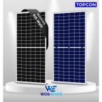 Wos Enerji 615 W Watt Güneş Paneli Half-Cut Topcon Çift Cam Solar Panel (Çift Yönlü) - Şeffaf