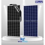 Wos Enerji Güneş Paneli Bifacial Half-Cut 550 W Perc 144 Hücreli Çift Yönlü Solar Panel