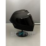 Wosen WS-202 Güneş Vizörlü Çene Açılır Kask Matt Black (Siyah Vizörlü) - XXL