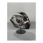 WOSEN Ws-602 Güneş Gözlüklü Full Face Kask (Şeffaf Vizörlü) MATT BLACK K7 (602)