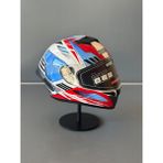 WOSEN Ws-602 Güneş Gözlüklü Full Face Kask (Şeffaf Vizörlü) WHİTE K6 (602)