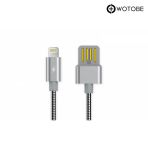 Wotobe Apple Lightning Celik Spiral Sarj Data Kablosu