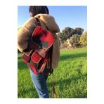 Wotrart Etnik Desenli Sırt Çantası, Kilim Çanta, El Yapımı Kilim Dokuma