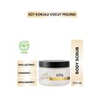 WOU World of Unique Milk Therapy Body Scrub Sıkılaştırıcı,Arındırıcı,Nemlendirici Vücut Peelingi 250 ml
