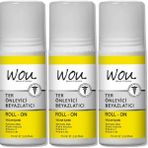 Wou World Of Unique Ter Önleyici Beyazlatıcı 3x75 ml Unisex Deodorant Roll-On
