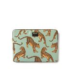Wouf Emerald Leopard Desenli 15"" 16"" Laptop Kılıfı