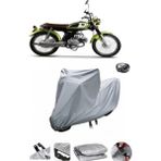 Wovex Kuba Rx9 Commuter Su Geçirmez Motosiklet Brandası Arka Çanta Uyumlu - Gri