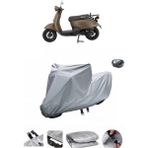 Wovex Mondial 50 Turismo Su Geçirmez Motosiklet Brandası Arka Çanta Uyumlu - Gri