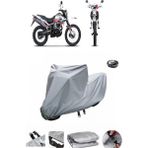 Wovex Rks RT250 Su Geçirmez Motosiklet Brandası Arka Çanta Uyumlu - Gri