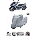 Wovex Sym Jet x 125 Su Geçirmez Motosiklet Brandası Arka Çanta Uyumlu - Gri