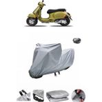 Wovex Vespa Gts 150 Su Geçirmez Motosiklet Brandası Arka Çanta Uyumlu - Gri