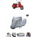 Wovex Vespa Px 150 Su Geçirmez Motosiklet Brandası Arka Çanta Uyumlu - Gri