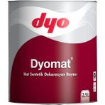 Wovna Mat Mat Dekorasyon Boyası 2,5 Litre Siyah - 1 Adet - 3 Renk Sunburst