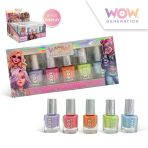WoW Generation Çocuk Oje Seti - 5’li Pastel & Işıltılı Simli Seri