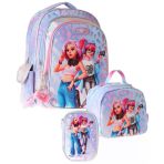 Wow Generation Üçlü Ilkokul Okul Çanta Seti - Mavi - Pembe - Cool Desenli - Kız Çocuk - SETWG-W6039A