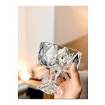 Wow Home Art - 3 Adet Cam Ayaklı Kase - Dondurmalık, Şekerlik, Sunumluk