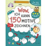 Wow, ich kann 150 Motive zeichnen – Mein XXL Zeichenbuch mit Schritt-für-Schritt-Anleitungen und 3 Schwierigkeitsstufen zum Zeichnen lernen – fördert die Kreativität, Konzentration und Feinmotorik