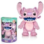 WOW! STUFF Disney Chatty Angel Deluxe oyuncak bebek, etkileşimli animatronik oyuncak bebek, 50'den fazla sesle konuşur ve hareket eder, boyut yakl. 30 cm, çocuklar ve yetişkinler için, mor