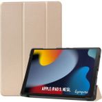 wowacs Apple iPad 9 Kılıf 9. Nesil 10.2 Smart Folio Cover Akıllı Uyku Modlu Pu Deri Standlı Tablet Kılıfı - iPad 9.Nesil 10.2 - Gold