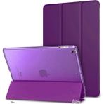wowacs Apple iPad 9 Kılıf 9. Nesil 10.2 Smart Folio Cover Akıllı Uyku Modlu Pu Deri Standlı Tablet Kılıfı - iPad 9.Nesil 10.2 - Mor
